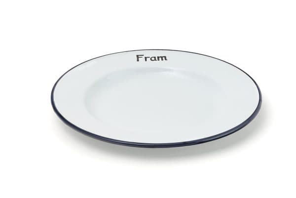 Fram plate flat