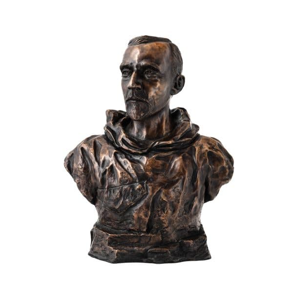 Roald Amundsen Bronze Bust - 13 INCH