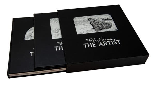 Fridtjof Nansen - The Artist - Limited Edition Black Leather w/10 High Quality Prints