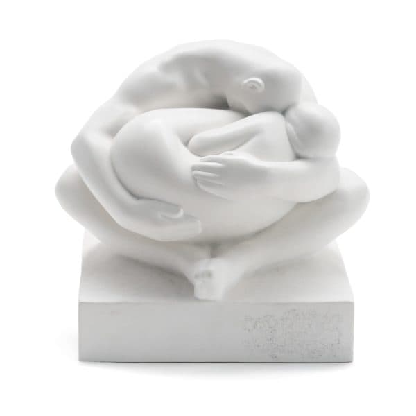 Vigeland Man Cradling Woman Plaster Statue
