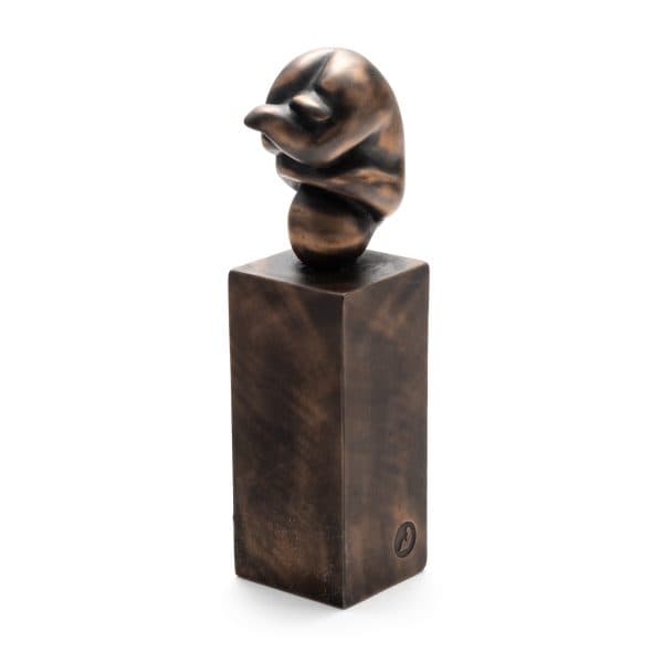 Vigeland Foetus Bronze Gilt Statue
