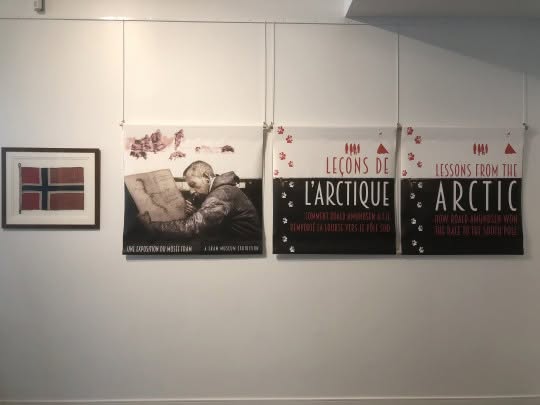 The exhibition is bilingual, in French and English