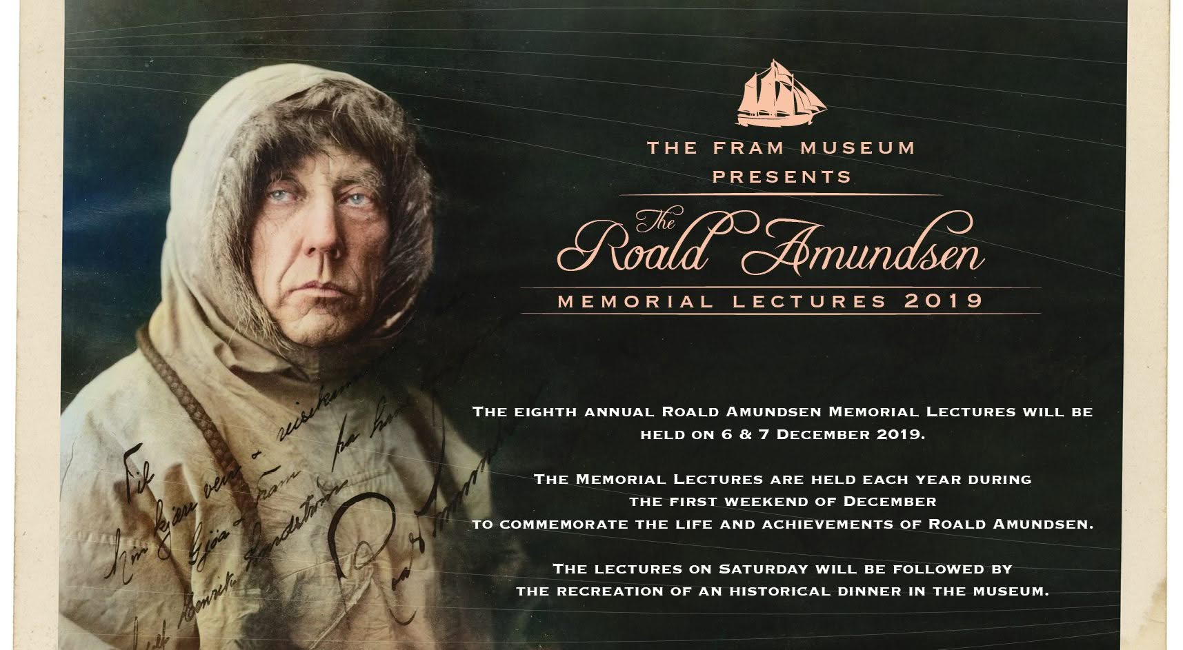 Roald Amundsen Memorial Lectures 2019