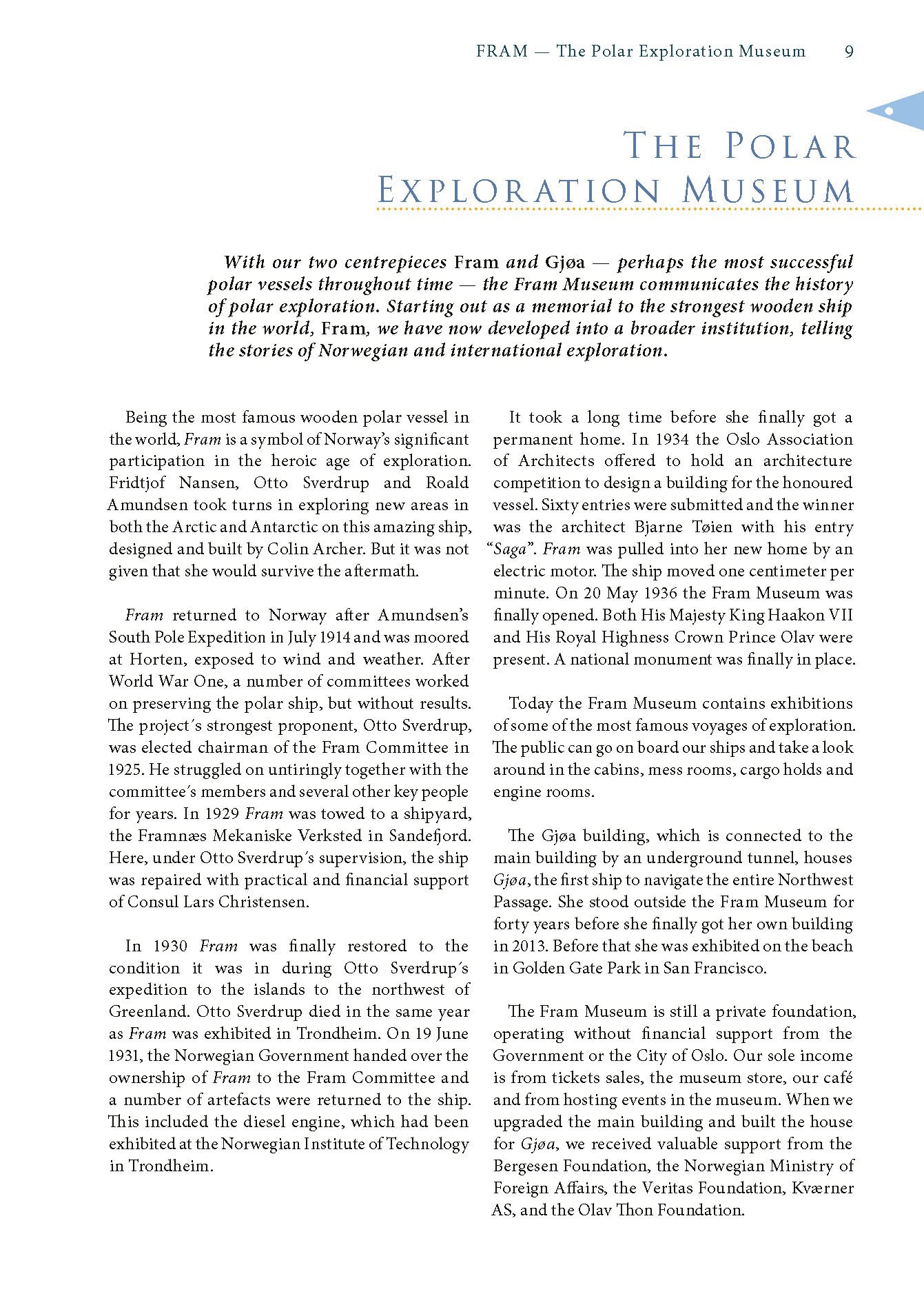 The Official Fram Museum Guidebook