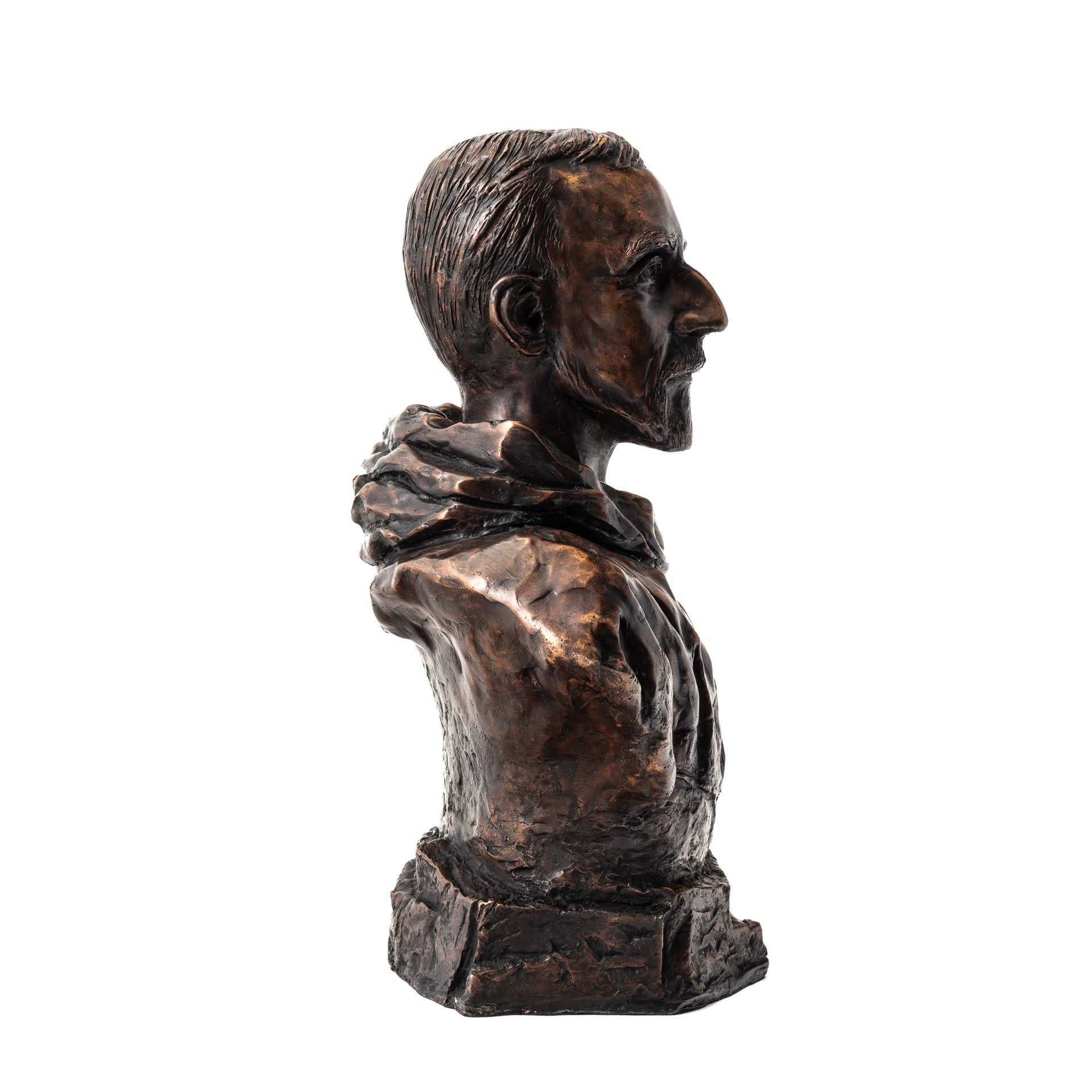 Roald Amundsen Bronze Bust - 13 INCH